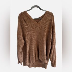 Oversized knit sweater